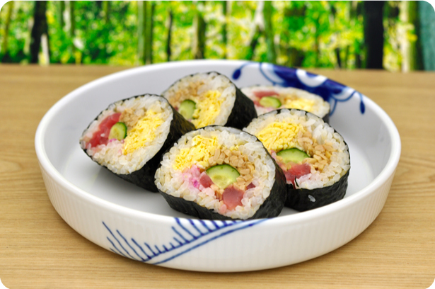 ちょっぴり太めの鉄火巻き